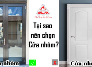 Tại sao nên chọn cửa nhôm thay vì chọn cửa nhựa?